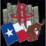 HOUSTON ROCKETS CITY PIN