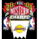 LOS ANGELES LAKERS 2004 WESTERN CHAMPS