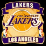 LOS ANGELES LAKERS BANNER PIN