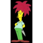 SIMPSONS CHARACTER SIDESHOW BOB PIN