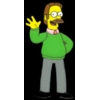 SIMPSONS CHARACTER NED FLANDERS PIN