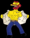 SIMPSONS CHARACTER WILLIE PIN