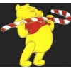 WINNIE THE POOH XMAS CANDY CANE