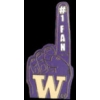 U WASHINGTON HUSKIES FAN PIN