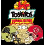 U UTAH U PITTSBURGH MATCHUP FIESTA BOWL 2005 PIN