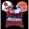 SUGAR BOWL 2013 U FLORIDA GATORS U LOUISVILLE CARDINALS MATCH UP PIN