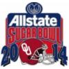 U OKLAHOMA SOONERS PIN 2014 SUGAR BOWL TEAM PIN U OKLAHOMA TEAM PIN