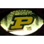 U PURDUE BOILERMAKERS PIN FOOTBALL PIN PURDUE UNIVERSITY PIN HAT PIN LAPEL PIN