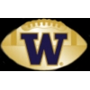 U WASHINGTON HUSKIES FOOTBALL PIN