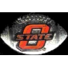 U OKLAHOMA STATE COWBOYS FOOTBALL SILVER PIN