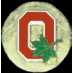 U OHIO STATE BUCKEYES BASKETBALL LOGO PIN