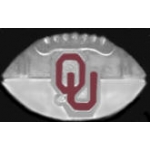 U OKLAHOMA SOONERS PIN FOOTBALL PIN UNIVERSITY OF OKLAHOMA PIN