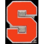 U SYRACUSE ORANGE PIN SCRIPT LOGO SYRACUSE UNIVERSITY PIN