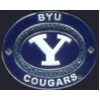 U BRIGHAM YOUNG BYU COUGARS PIN WINNING OVAL BRIGHAM YOUNG UNIVERSITY PIN