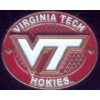 U VIRGINIA TECH HOKIES PIN WINNING OVAL VIRGINIA POLYTECHNIC INSTITUTE AND STATE UNIVERSITY PIN