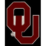 U OKLAHOMA SOONERS PIN PRIMARY LOGO UNIVERSITY OF OKLAHOMA PIN