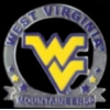 U WEST VIRGINIA MOUNTAINEERS VIP PIN UNIVERSITY OF WEST VIRGINIA PIN