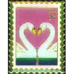 LOVE SWANS STAMP PIN