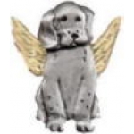 GUARDIAN ANGEL PIN DOG PIN