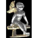 GUARDIAN ANGEL GYMNASTICS PIN