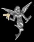 GUARDIAN ANGEL PIN HAIRDRESSER PIN