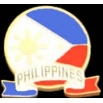 PHILIPPINES FLAG EMBLEM PIN