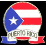 PUERTO RICO FLAG EMBLEM PIN