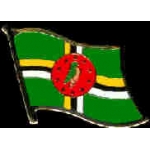 DOMINICA PIN COUNTRY FLAG PIN