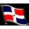 DOMINICAN REPUBLIC PIN COUNTRY FLAG PIN