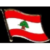 LEBANON PIN COUNTRY FLAG PIN