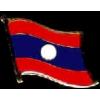 LAOS PIN COUNTRY FLAG PIN