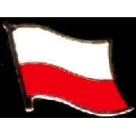 POLAND PIN COUNTRY FLAG PIN