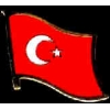 TURKEY PIN COUNTRY FLAG PIN