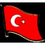 TURKEY PIN COUNTRY FLAG PIN