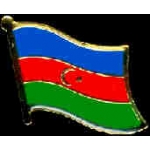 AZERBAIJAN PIN COUNTRY FLAG PIN