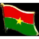 BURKINA FASO PIN COUNTRY FLAG PIN