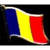 CHAD PIN COUNTRY FLAG PIN