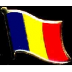 CHAD PIN COUNTRY FLAG PIN