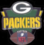 GREEN BAY PACKERS PIN FOOTBALL VICTORY PIN