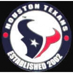 HOUSTON TEXANS PIN ESTABLISHED YEAR TEXANS PIN