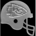 KANSAS CITY CHIEFS VIP HELMET PIN