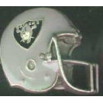 OAKLAND RAIDERS HELMET GRAY LARGE