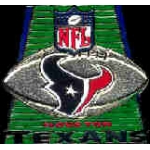 Houston Texans Football Field Pin