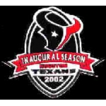 HOUSTON TEXANS INAUGURAL SEASON 2002 PIN