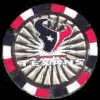 HOUSTON TEXANS POKER CHIP PIN