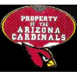 ARIZONA CARDINALS PROPERTY OF PIN