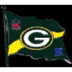 GREEN BAY PACKERS TEAM FLAG PIN