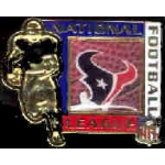 HOUSTON TEXANS RUNNER 3D SQUARE PIN