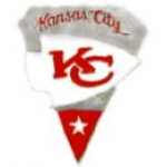 KANSAS CITY CHIEFS ARROWHEAD LOGO PIN