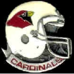 ARIZONA CARDINALS PINS NFL FOOTBALL HELMET CAST PIN UP